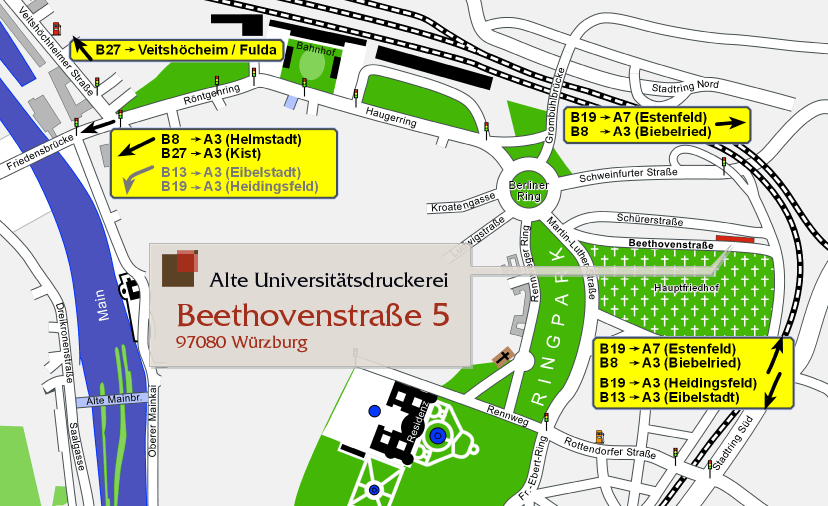 Alte Universit&auml;tsdruckerei in W&uuml;rzburg