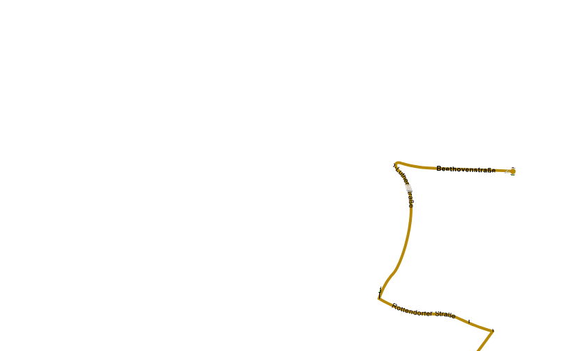 Zur Alten Universit&auml;tsdruckerei in W&uuml;rzburg aus Richtung Frankfurt